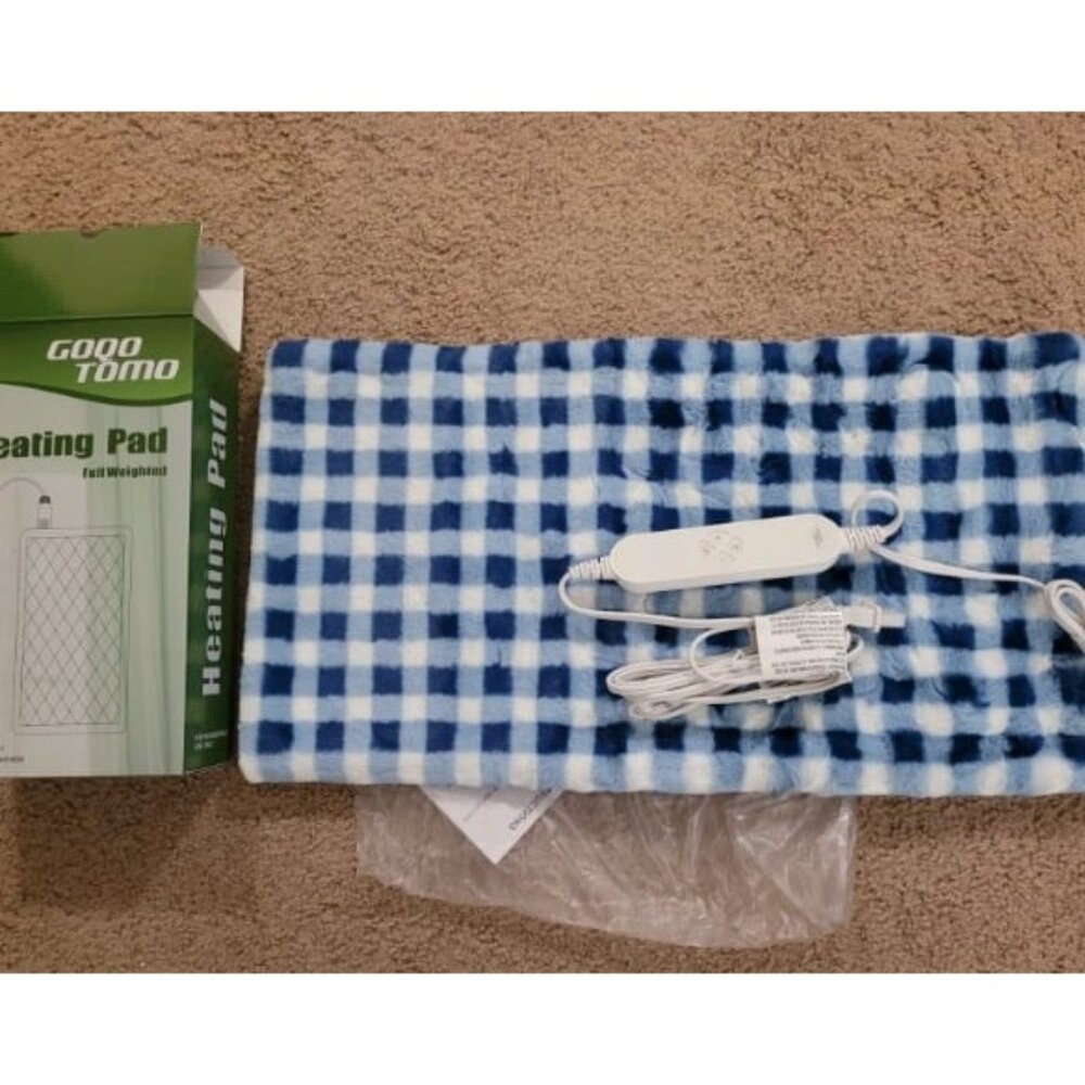 New Full Weighted Electric Heating Pad for Back/Waist/Abdomen/Shoulder/Neck